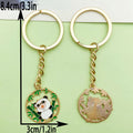 Panda Charm Keychains Featuring Cat Across 42 Pictured Variations view 8