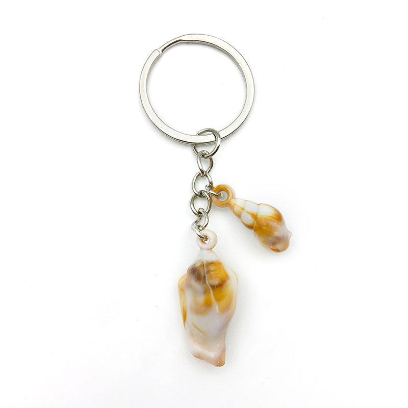 Acrylic Conch Shell Charm Pendant for DIY Necklace Bracelet and Keychain Making