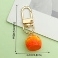 Citrus Fruit Charm Keychains in 8 Pictured Variations for Bags and Keys view 4