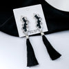 Black Jagged Tassels
