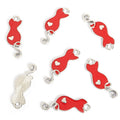 Polished Gold Silver Heart Alloy Pendant Components in 16 Styles view 7