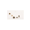 Five Pair Black Geometric Tiny Stud Earring Multipack Set view 5