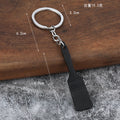 Shovel Shaped Metal Keychains in Five Antique and Solid Finishes view 3
