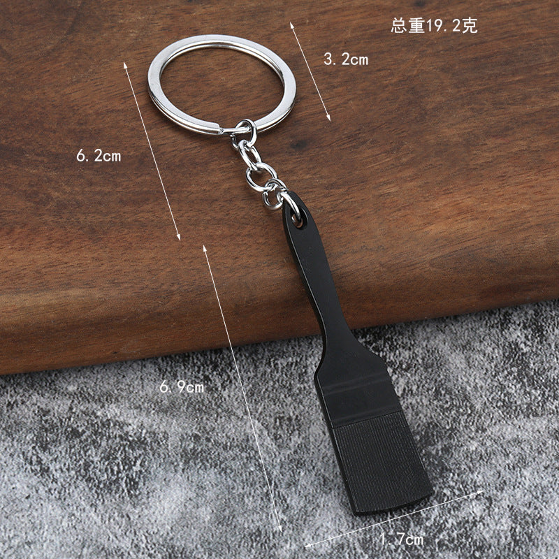 Creative Mini Shovel Zinc Alloy Keychain Gift Pendant
