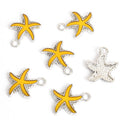 Colorful Enamel Starfish Jewelry Components For DIY Earrings And Bracelets Charms view 11