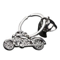 Motorcycle And Helmet Metal Keychain In Four Colors view 5