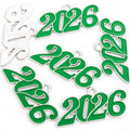 Colorful Four Digit Number Charms in Eight Colors and Two Tones view 9