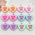 Resin Multicolor Heart and Alphabet Letter Glossy Charms with 14 Listed Options view 1