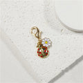 Gold Tone Daisy and Ladybug Lobster-Clasp Charms in Five Designs view 6