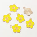 Enamel Daisy Cluster Charms in Seven Color Styles for Jewelry view 10