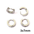 Chunky Hinged Hoop Earring Findings in Gold and Silver Tones view 8