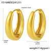Gold Oval