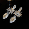 Silver Flower Drops