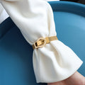 Mesh Band Bracelet Magnetic Belt Buckle Clasp Design view 4