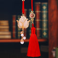 Mixed Tulip and Four Persimmon Motif Car Hangers in Seven Pictured Options view 3