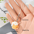 Flocked Mini Animal and Food Phone Strap Charms 20 Styles view 4