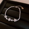 Silver White Floral