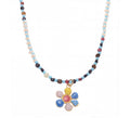 Beaded Flower Pendant Necklaces Pearl Stone Shell Star Tail view 5