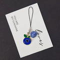 Blueberry Resin Phone Charm Jam Alloy Fruit Hang 4 Styles view 7