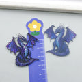 Acrylic Double Sided Dinosaur Charm Pendant for DIY Earrings Necklace Jewelry Accessories