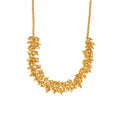 Hollow Heart Charm Chain Necklace in Gold and Silver Tone view 5