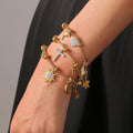 Charm Bracelets Cross Ocean Celestial Gold Steel Titanium view 4