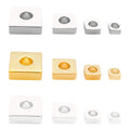 Flat Square Disc Metal Spacer Beads for Jewelry Making view 5
