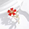 Gold Tone Silver Tone Flower Seven Designs Metal Brooch Pin view 5