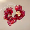 Burgundy Gold Flower
