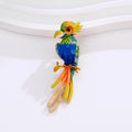Parrot Enamel Metal Brooch Pin 2.2 x 6.4 cm for Jackets and Lapels view 5