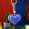 Blue Leather-Heart