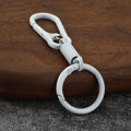 Coated Metal Carabiner and Spring Key Rings in Six Colors view 4