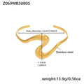 Sculpted Wide Open Cuff Bracelet Collection in Six Styles view 11