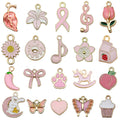 Pink Bow and Butterfly Metal Charms with 40 Listed Options view 1