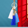 Blue-Gradient Daisy-Tassels