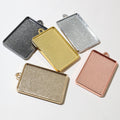 Rectangular Double Sided Bezel Pendant Trays in Six Finishes view 6