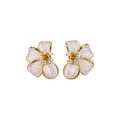 Pastel Petal Butterfly Stud Earrings in Four Colorways view 5
