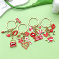 Flower Charm Keychains in 46 Pictured Variations for Bags and Keys view 3