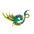 Winged Dragon Enamel Two Designs Metal Brooch Pin 7.4 x 4.5 cm view 1