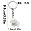 White Flocked Bichon