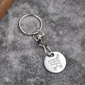 Shopping Cart Metal Tag Lobster Clasp Keychain In 7 Finishes view 9