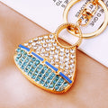 Jeweled Handbag Keychains in Twenty Top Handle, Heart and Jelly Styles view 9
