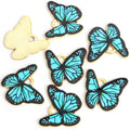 Colorful Printed Butterfly Metal Charms, 22 Designs view 8