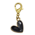 Enamel Heart Keychain Gold Lobster Clasp Six Colors view 9