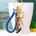 Star High Heel Keychains in Three Colors with Braided and Plain Loops view 1