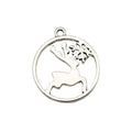 Antique Silver Reindeer Metal Charms with 12 Listed Options view 11