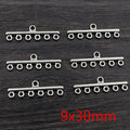 Silver Tone Multi-Loop Connector Charms in Seven Ornate Designs view 8