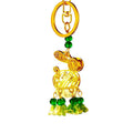 Illuminated Rabbit Keychains With Red or Green Floral Bead Tassels view 5