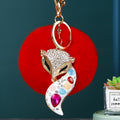 Multigem Fox Keychains with Fourteen Pom Colors and Multiple Loop Styles view 8