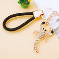 Crystal Scorpion Keychains in Plain Red Loop and Black Loop Options view 8
